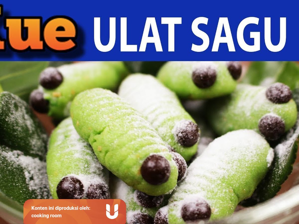 Resep Kue Ulat Terigu / Cara Membuat Kue Semprit Ulat Daun Tanpa Oven